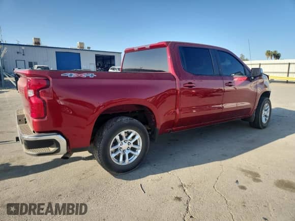2022 Chevrolet Silverado 1500 LT with VIN 3GCPDDEK6NG562816, listed as a Copart auction lot 80027455 with 49,136 mi miles and Salvage title. Bid and sale history available at DreamBid. Image 3.