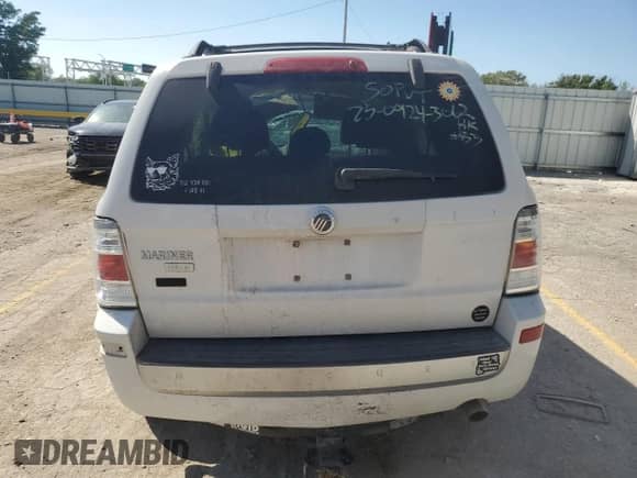 2009 Mercury Mariner Premier with VIN 4M2CU87799KJ04016, listed as a Copart auction lot 84371425 with Not provided miles and Salvage title. Bid and sale history available at DreamBid. Image 6.