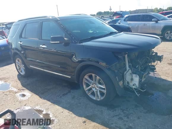 2017 Ford Explorer Limited z VIN 1FM5K7FH4HGA15895, wystawiony jako IAAI lot #43099482 z przebiegiem 126 628 mil mil oraz . Historia ofert i sprzedaży dostępna na DreamBid. Obrazek 1.