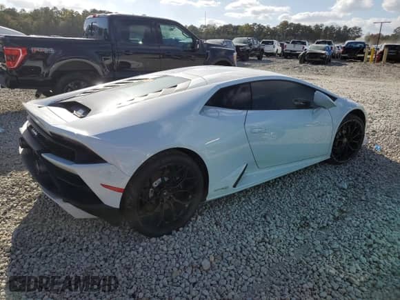 2021 Lamborghini Huracan с VIN ZHWUF5ZF6MLA16836, выставлен на аукционе Copart как лот 74123614 с пробегом Не указан миль и Списание • Salvage title. История ставок и продаж доступна на DreamBid. Изображение 3.