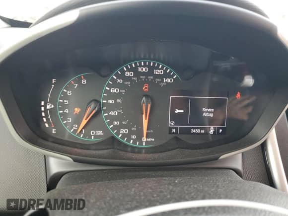 2019 Chevrolet Sonic LT with VIN 1G1JD6SB7K4149780, listed as a Copart auction lot 80533515 with 3,450 mi miles and Salvage title. Bid and sale history available at DreamBid. Image 9.