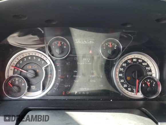 2017 Ram 1500 Sport with VIN 1C6RR7UT7HS737178, listed as a Copart auction lot 64963255 with 123,279 mi miles and Salvage title. Bid and sale history available at DreamBid. Image 9.