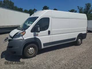 2021 Ram ProMaster z VIN 3C6ERVDG7ME500614, wystawiony jako Copart lot #70824205 z przebiegiem 136 719 mil mil oraz Szkoda całkowita • Salvage title. Historia ofert i sprzedaży dostępna na DreamBid. Obrazek 1.