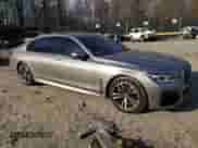 2020 BMW 7 Series with VIN WBA7W4C07LCD18314, listed as a Copart auction lot 43724774 with 25,873 mi miles and . Bid and sale history available at DreamBid. Image 4.