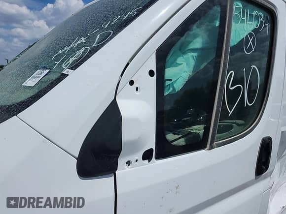 2021 Ram ProMaster Cargo with VIN 3C6LRVDG0ME546034, listed as a IAAI auction lot 43589550 with 64,245 mi miles and . Bid and sale history available at DreamBid. Image 19.