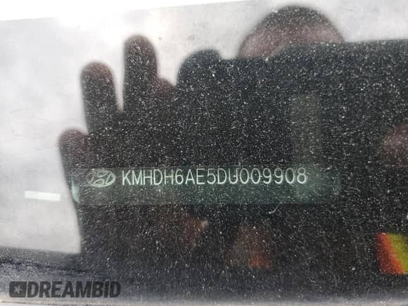 2013 Hyundai Elantra GS z VIN KMHDH6AE5DU009908, wystawiony jako Copart lot #62718965 z przebiegiem 203 168 mil mil oraz Szkoda całkowita • Salvage title. Historia ofert i sprzedaży dostępna na DreamBid. Obrazek 12.