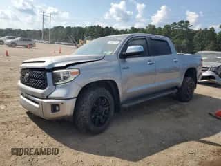 2019 Toyota Tundra SR5 with VIN 5TFAY5F10KX809664, listed as a Copart auction lot 71527275 with 129,182 mi miles and Salvage title. Bid and sale history available at DreamBid. Image 1.