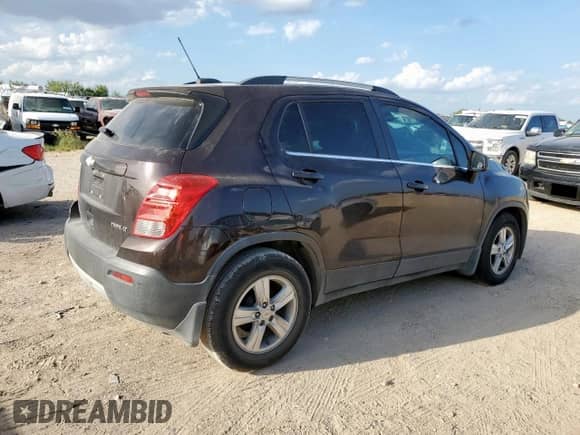 2015 Chevrolet Trax LT z VIN KL7CJLSB0FB127187, wystawiony jako Copart lot #65745625 z przebiegiem 170 374 mil mil oraz Szkoda całkowita • Salvage title. Historia ofert i sprzedaży dostępna na DreamBid. Obrazek 3.