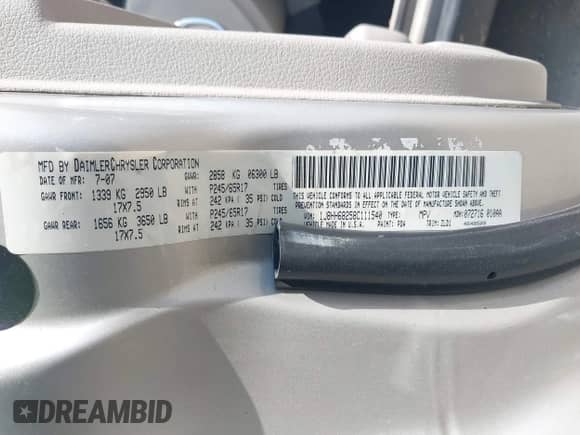 2008 Jeep Commander Overland с VIN 1J8HH68258C111540, выставлен на аукционе IAAI как лот 43103751 с пробегом 94 231 миль миль и . История ставок и продаж доступна на DreamBid. Изображение 9.