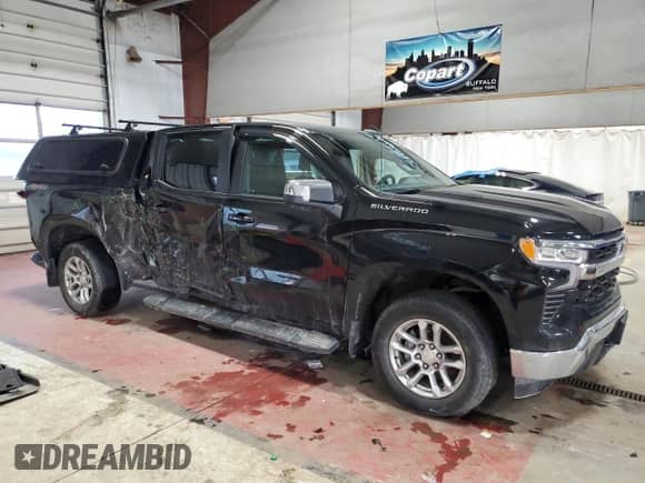 2022 Chevrolet Silverado 1500 LT z VIN 3GCPDDEK8NG606864, wystawiony jako Copart lot #43525495 z przebiegiem 24 455 mil mil oraz Szkoda całkowita • Salvage title. Historia ofert i sprzedaży dostępna na DreamBid. Obrazek 4.