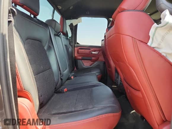 2019 Ram 1500 Rebel with VIN 1C6SRFET7KN875819, listed as a Copart auction lot 57805775 with 80,521 mi miles and Salvage title. Bid and sale history available at DreamBid. Image 10.