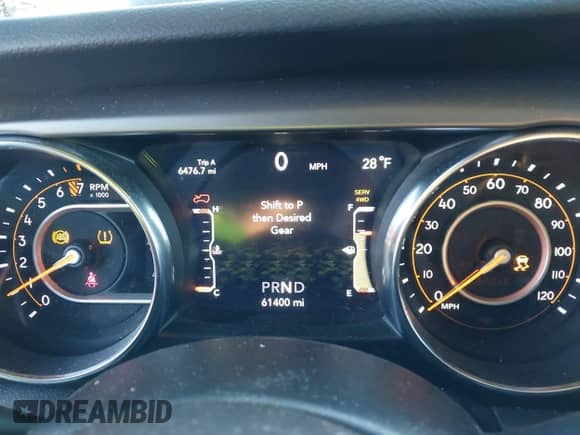 2020 Jeep Wrangler Sport S with VIN 1C4GJXAGXLW228489, listed as a IAAI auction lot 41263174 with 61,400 mi miles and . Bid and sale history available at DreamBid. Image 7.