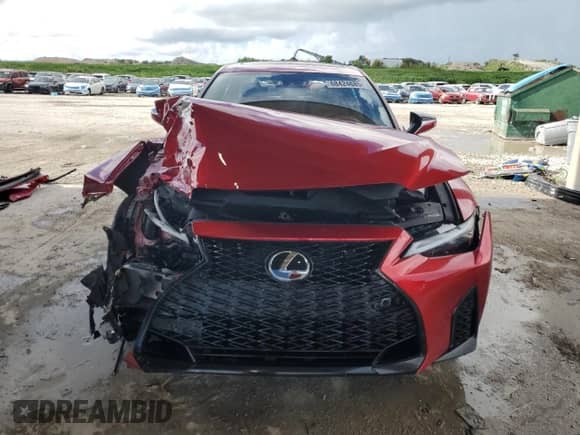 2024 Lexus IS 350 F Sport z VIN JTHBZ1B25R5078954, wystawiony jako Copart lot #68424685 z przebiegiem 16 016 mil mil oraz Nie do naprawy • Non repairable. Historia ofert i sprzedaży dostępna na DreamBid. Obrazek 5.