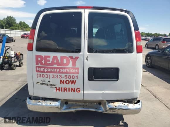 2015 Chevrolet Express Passenger LT с VIN 1GAZG1FG6F1217514, выставлен на аукционе Copart как лот 64759505 с пробегом 270 681 миль миль и Чистый • Clean title. История ставок и продаж доступна на DreamBid. Изображение 6.