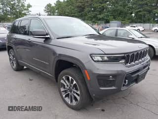 2023 Jeep Grand Cherokee Overland with VIN 1C4RJHDGXP8883305, listed as a IAAI auction lot 42579196 with 20,189 mi miles and . Bid and sale history available at DreamBid. Image 1.