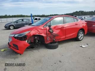 2016 Chevrolet Cruze LT with VIN 1G1BE5SM5G7291497, listed as a Copart auction lot 83856195 with 125,454 mi miles and Clean title. Bid and sale history available at DreamBid. Image 1.