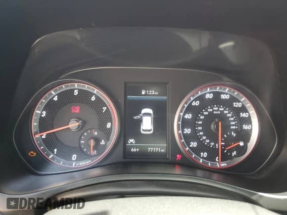 2019 Hyundai Veloster Turbo R-Spec z VIN KMHTH6AB9KU005682, wystawiony jako Copart lot #59698485 z przebiegiem 77 171 mil mil oraz Szkoda całkowita • Salvage title. Historia ofert i sprzedaży dostępna na DreamBid. Obrazek 9.