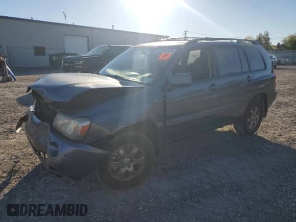 2004 Toyota Highlander с VIN JTEEP21AX40066321, выставлен на аукционе Copart как лот 82345125 с пробегом Не указан миль и Списание • Salvage title. История ставок и продаж доступна на DreamBid. Изображение 1.