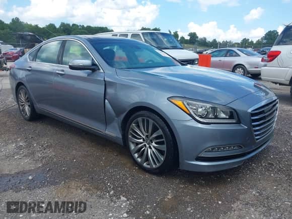 2015 Hyundai Genesis 5.0L z VIN KMHGN4JF8FU024652, wystawiony jako IAAI lot #42821344 z przebiegiem 113 915 mil mil oraz . Historia ofert i sprzedaży dostępna na DreamBid. Obrazek 1.