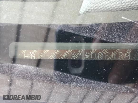 2000 Honda Accord EX with VIN 1HGCG325XYA006429, listed as a Copart auction lot 52305135 with Not provided miles and Salvage title. Bid and sale history available at DreamBid. Image 12.