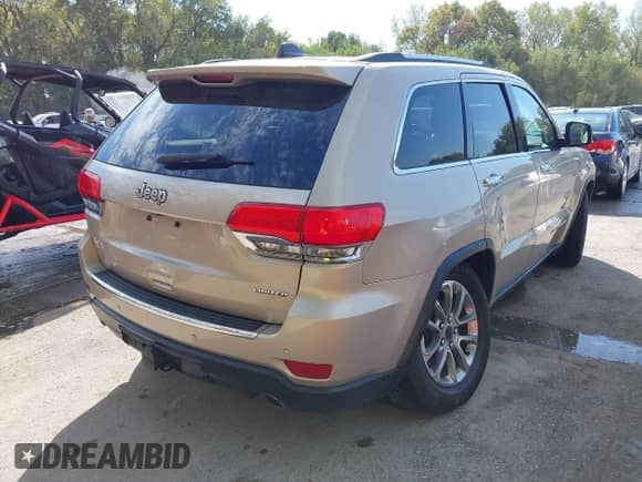 2014 Jeep Grand Cherokee Limited с VIN 1C4RJFBT4EC473940, выставлен на аукционе IAAI как лот 43380615 с пробегом 116 813 миль миль и . История ставок и продаж доступна на DreamBid. Изображение 4.