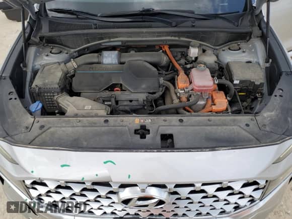 2021 Hyundai Santa Fe Limited with VIN KM8S5DA11MU009566, listed as a Copart auction lot 53720445 with 76,132 mi miles and Salvage title. Bid and sale history available at DreamBid. Image 12.