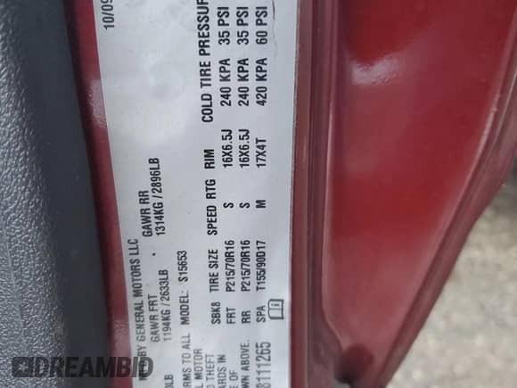 2010 Chevrolet Colorado 1LT с VIN 1GCESCD91A8111265, выставлен на аукционе Copart как лот 88945235 с пробегом 114 195 миль миль и Списание • Salvage title. История ставок и продаж доступна на DreamBid. Изображение 12.