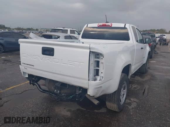 2022 Chevrolet Colorado 2WD Work Truck with VIN 1GCHSBEA1N1324957, listed as a IAAI auction lot 40882407 with 31,889 mi miles and . Bid and sale history available at DreamBid. Image 4.