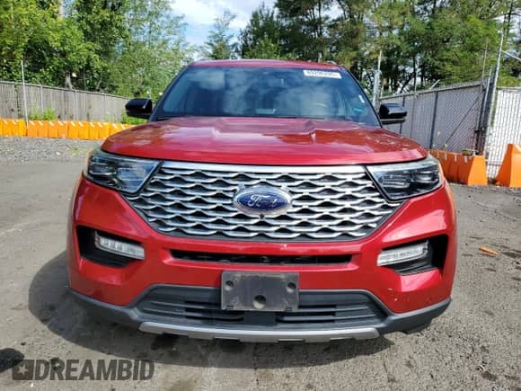 2020 Ford Explorer Platinum with VIN 1FM5K8HC5LGA17820, listed as a Copart auction lot 69290295 with 40,732 mi miles and Salvage title. Bid and sale history available at DreamBid. Image 5.