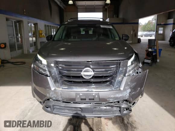 2023 Nissan Pathfinder SV with VIN 5N1DR3BB9PC265737, listed as a Copart auction lot 79259494 with 26,553 mi miles and Salvage title. Bid and sale history available at DreamBid. Image 5.