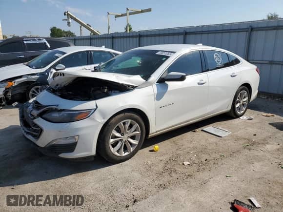2022 Chevrolet Malibu LT with VIN 1G1ZD5ST0NF110883, listed as a Copart auction lot 70857065 with 112,398 mi miles and Salvage title. Bid and sale history available at DreamBid. Image 1.