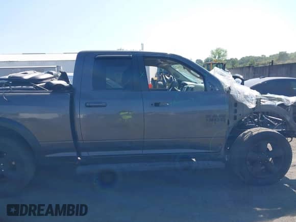 2019 Ram 1500 Warlock with VIN 1C6RR7GG9KS693061, listed as a IAAI auction lot 42957492 with 108,935 mi miles and . Bid and sale history available at DreamBid. Image 13.