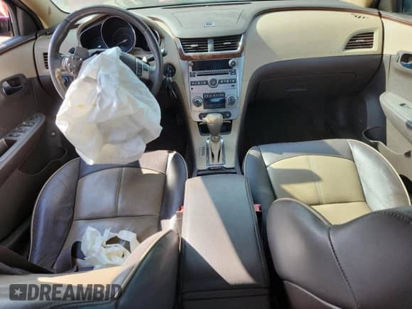 2010 Chevrolet Malibu LTZ with VIN 1G1ZE5EB1AF263220, listed as a Copart auction lot 70822345 with 66,416 mi miles and Salvage title. Bid and sale history available at DreamBid. Image 8.