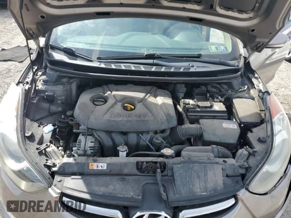 2013 Hyundai Elantra GLS with VIN 5NPDH4AE3DH314925, listed as a Copart auction lot 68856255 with 92,180 mi miles and Salvage title. Bid and sale history available at DreamBid. Image 11.