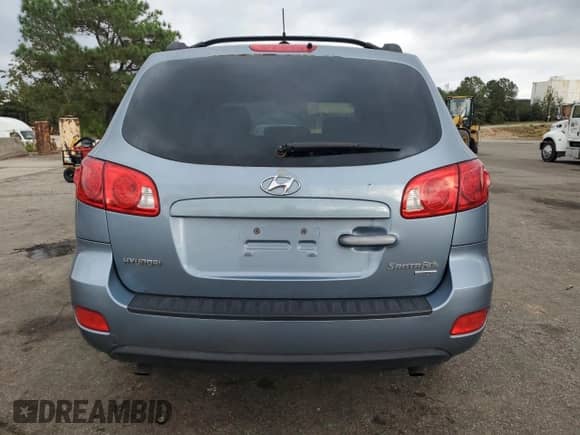 2009 Hyundai Santa Fe GLS with VIN 5NMSG73D29H242992, listed as a Copart auction lot 81956795 with 155,591 mi miles and Salvage title. Bid and sale history available at DreamBid. Image 6.