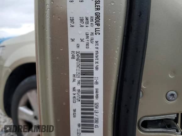 2010 Dodge Journey R/T with VIN 3D4PH6FV7AT111519, listed as a Copart auction lot 78282504 with 148,316 mi miles and Clean title. Bid and sale history available at DreamBid. Image 13.