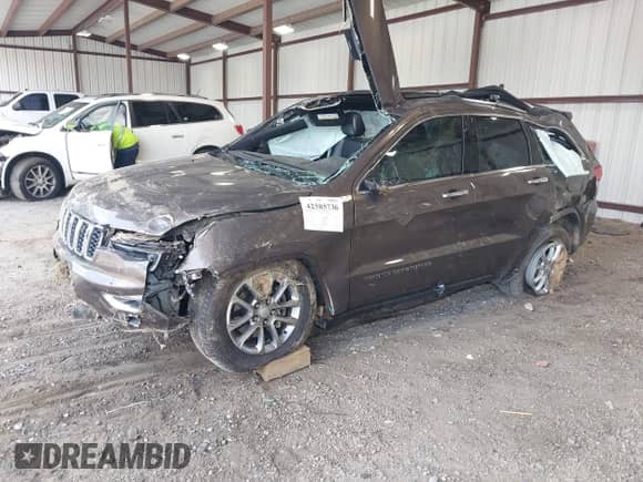 2018 Jeep Grand Cherokee Limited with VIN 1C4RJFBG4JC245191, listed as a IAAI auction lot 42585736 with 81,839 mi miles and . Bid and sale history available at DreamBid. Image 18.