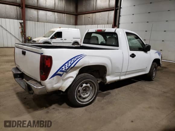 2006 Chevrolet Colorado Work Truck with VIN 1GCCS148768188992, listed as a Copart auction lot 64820755 with 109,111 mi miles and Salvage title. Bid and sale history available at DreamBid. Image 3.