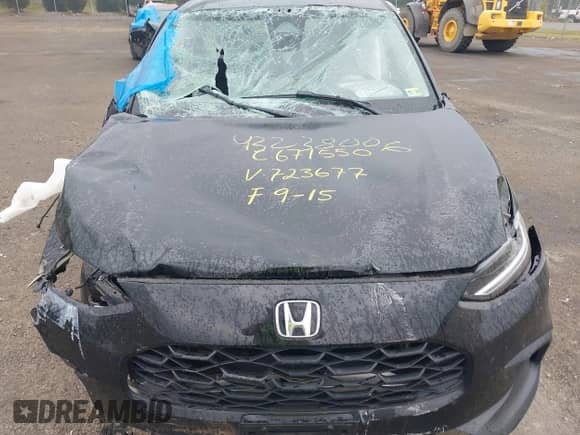 2024 Honda HR-V LX with VIN 3CZRZ2H37RM723677, listed as a IAAI auction lot 43238006 with 16,867 mi miles and . Bid and sale history available at DreamBid. Image 11.