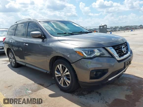 2019 Nissan Pathfinder SL with VIN 5N1DR2MN1KC577139, listed as a IAAI auction lot 42693210 with 147,238 mi miles and . Bid and sale history available at DreamBid. Image 1.
