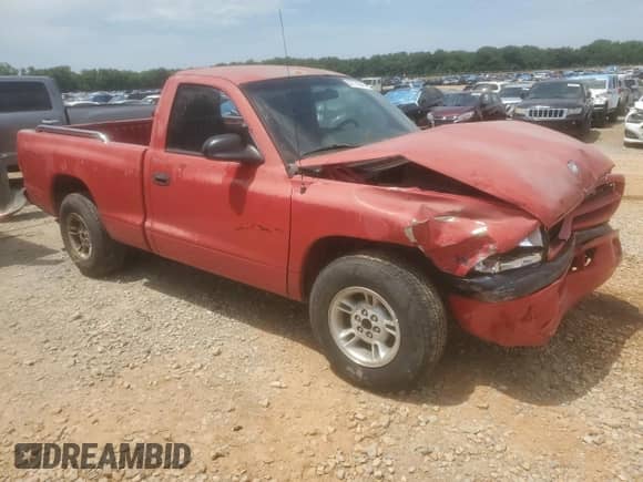 1998 Dodge Dakota SLT z VIN 1B7FL26X3WS605077, wystawiony jako Copart lot #57174045 z przebiegiem Nie podano mil oraz Szkoda całkowita • Salvage title. Historia ofert i sprzedaży dostępna na DreamBid. Obrazek 4.