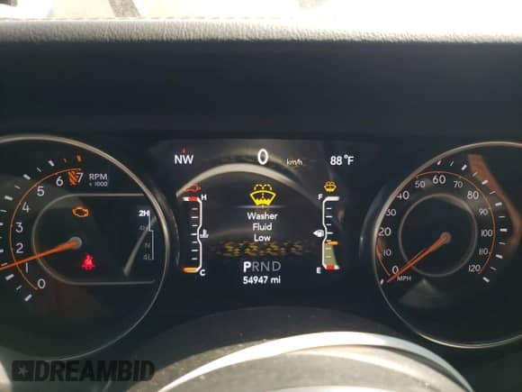 2021 Jeep Wrangler Unlimited Sahara High Altitude with VIN 1C4HJXEG9MW518111, listed as a Copart auction lot 70733274 with 54,947 mi miles and Salvage title. Bid and sale history available at DreamBid. Image 9.