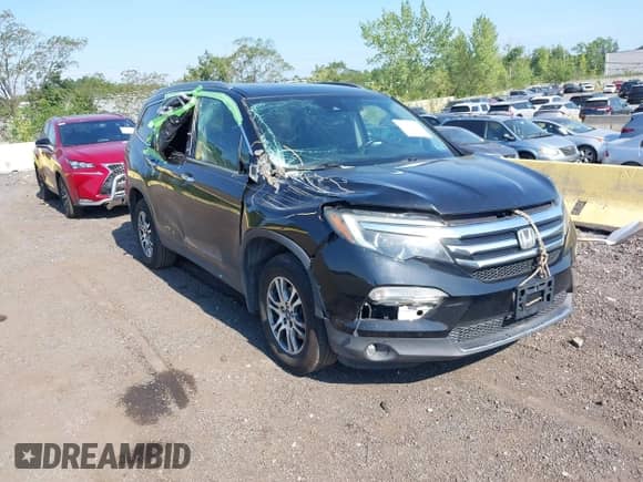 2017 Honda Pilot Touring with VIN 5FNYF5H98HB002514, listed as a IAAI auction lot 42954277 with 167,944 mi miles and . Bid and sale history available at DreamBid. Image 1.