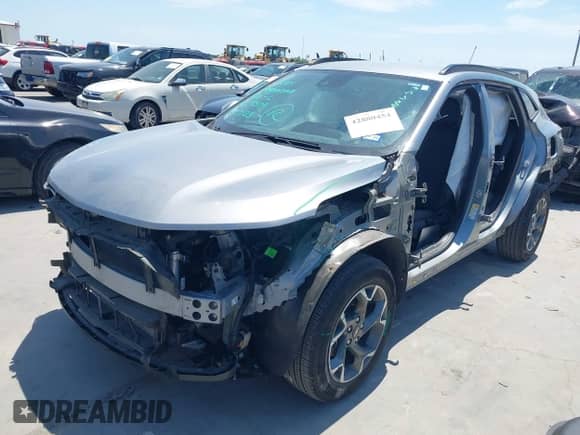2024 Chevrolet Trax LT with VIN KL77LHE24RC140852, listed as a IAAI auction lot 42880454 with 16,756 mi miles and . Bid and sale history available at DreamBid. Image 2.