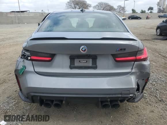 2022 BMW M3 Competition xDrive with VIN WBS43AY02NFN09815, listed as a Copart auction lot 51021705 with 31,123 mi miles and Salvage title. Bid and sale history available at DreamBid. Image 6.