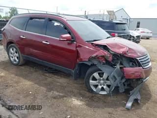 2017 Chevrolet Traverse LT с VIN 1GNKRGKD2HJ325687, выставлен на аукционе IAAI как лот 42906277 с пробегом 124 406 миль миль и . История ставок и продаж доступна на DreamBid. Изображение 1.