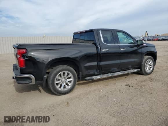 2019 Chevrolet Silverado 1500 LTZ with VIN 1GCRYGED1KZ338994, listed as a Copart auction lot 55901185 with 42,862 mi miles and Salvage title. Bid and sale history available at DreamBid. Image 3.