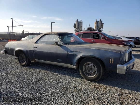 1977 Chevrolet El Camino с VIN 1D80U7D441774, выставлен на аукционе Copart как лот 65286275 с пробегом 7 998 миль миль и Чистый • Clean title. История ставок и продаж доступна на DreamBid. Изображение 4.