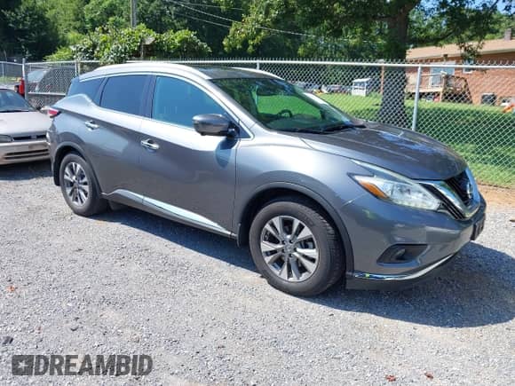 2015 Nissan Murano S with VIN 5N1AZ2MH3FN281028, listed as a IAAI auction lot 42687765 with 147,038 mi miles and . Bid and sale history available at DreamBid. Image 1.