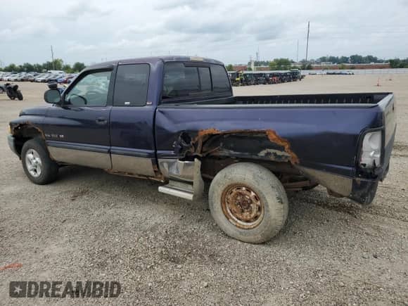 1998 Dodge 1500 with VIN 3B7HF12Z4WG121749, listed as a Copart auction lot 67232895 with Not provided miles and Salvage title. Bid and sale history available at DreamBid. Image 2.